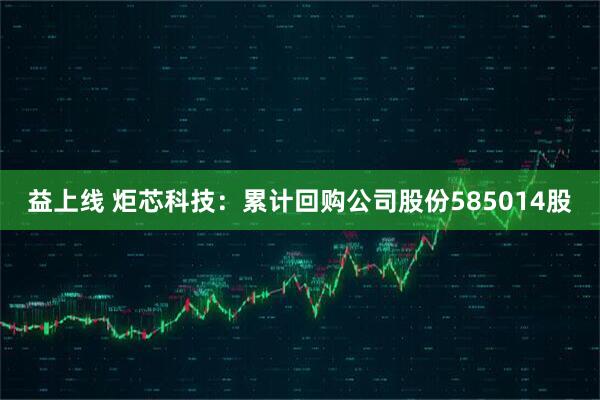 益上线 炬芯科技：累计回购公司股份585014股